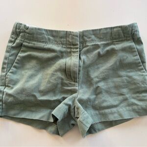Kids Crewcuts Sage Olive Green Girls Shorts size 8
